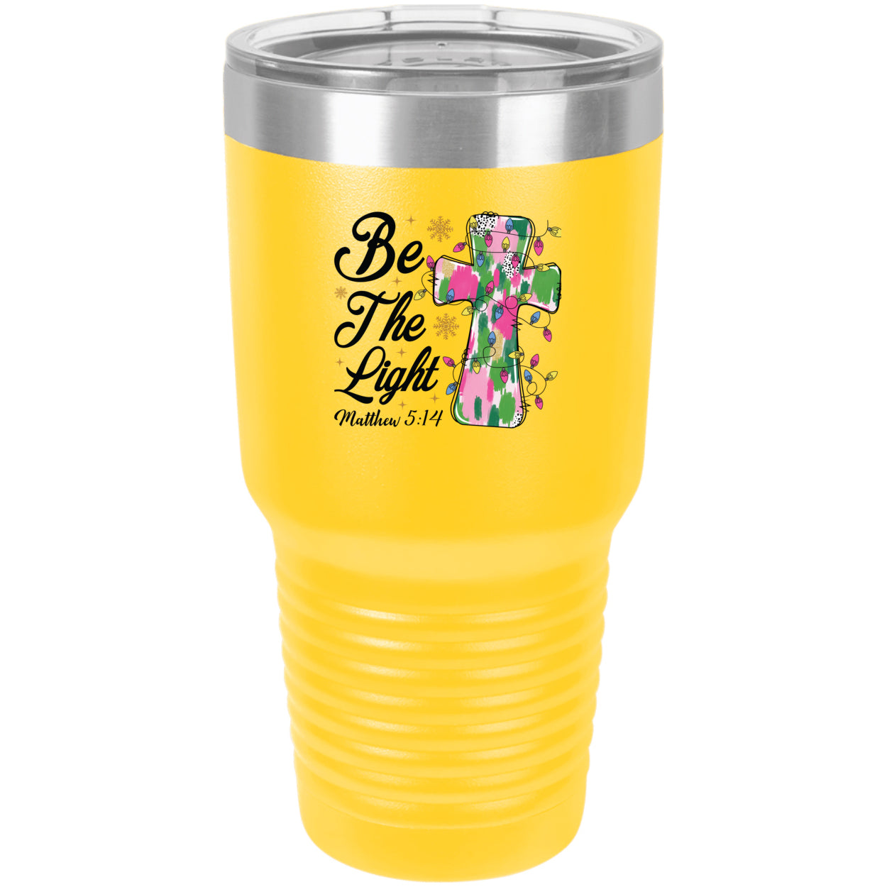 Be the Light Polar Camel 30 oz. Vacuum Insulated Ringneck Tumbler with Clear Lid