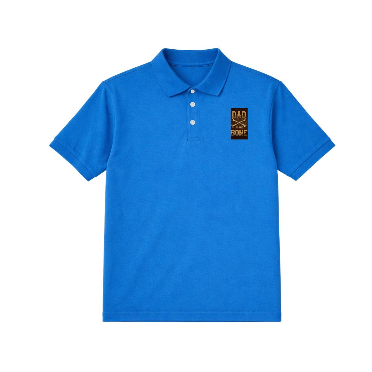 Dad to the Bone Adult Polo Jersey Shirt | Gildan 8800