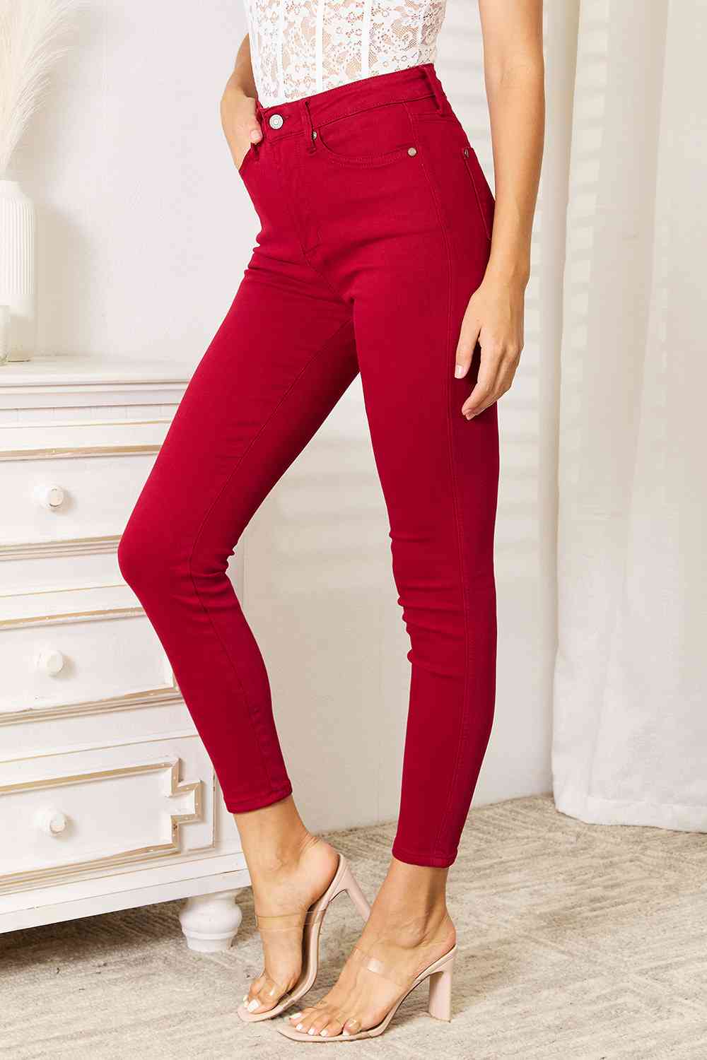 Judy Blue Full Size High Waist Tummy Control Skinny Jeans up to 24W