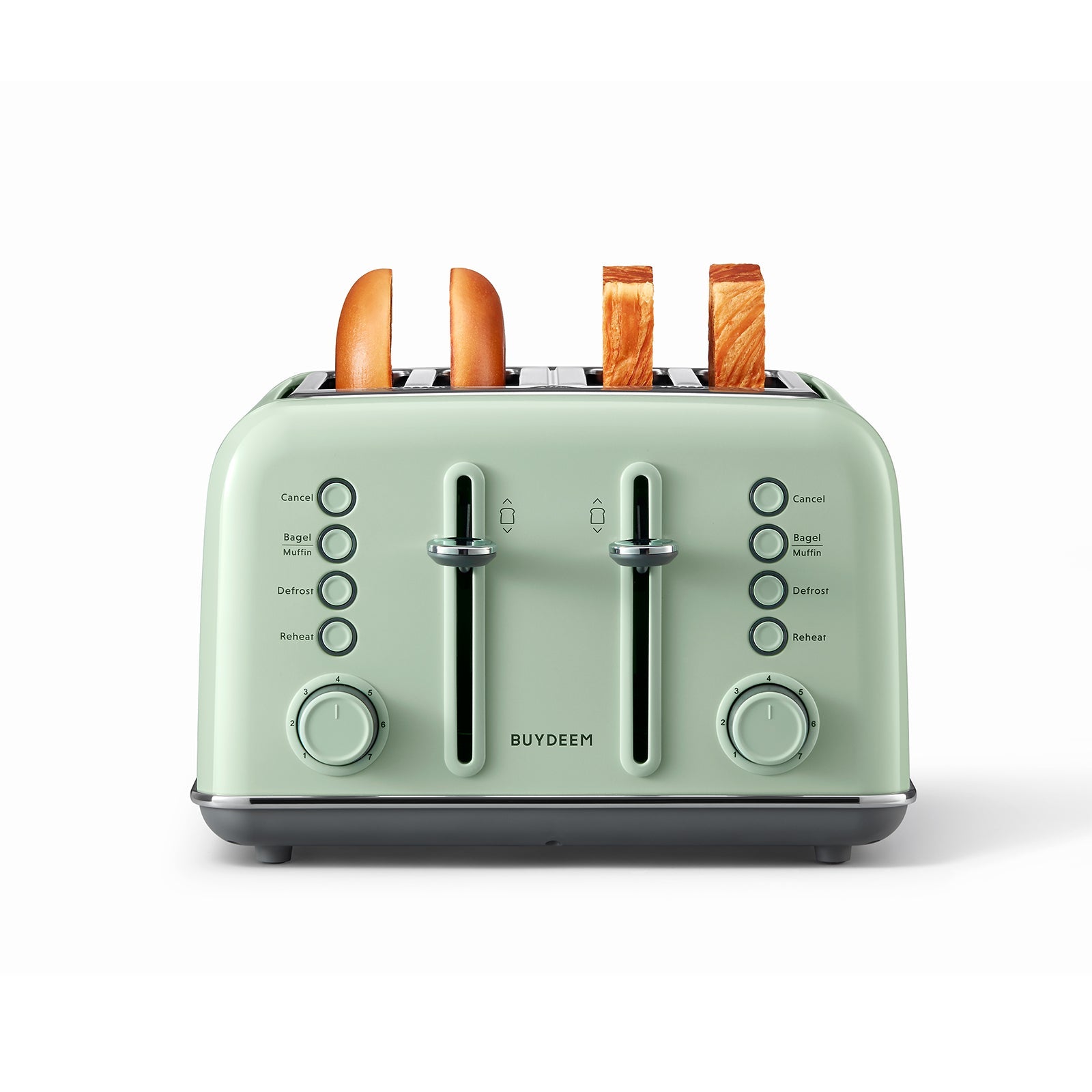 Retro 4-Slice Metal Toaster