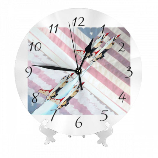 US Air Force Jets Round Wall Clock - Shell Design Boutique